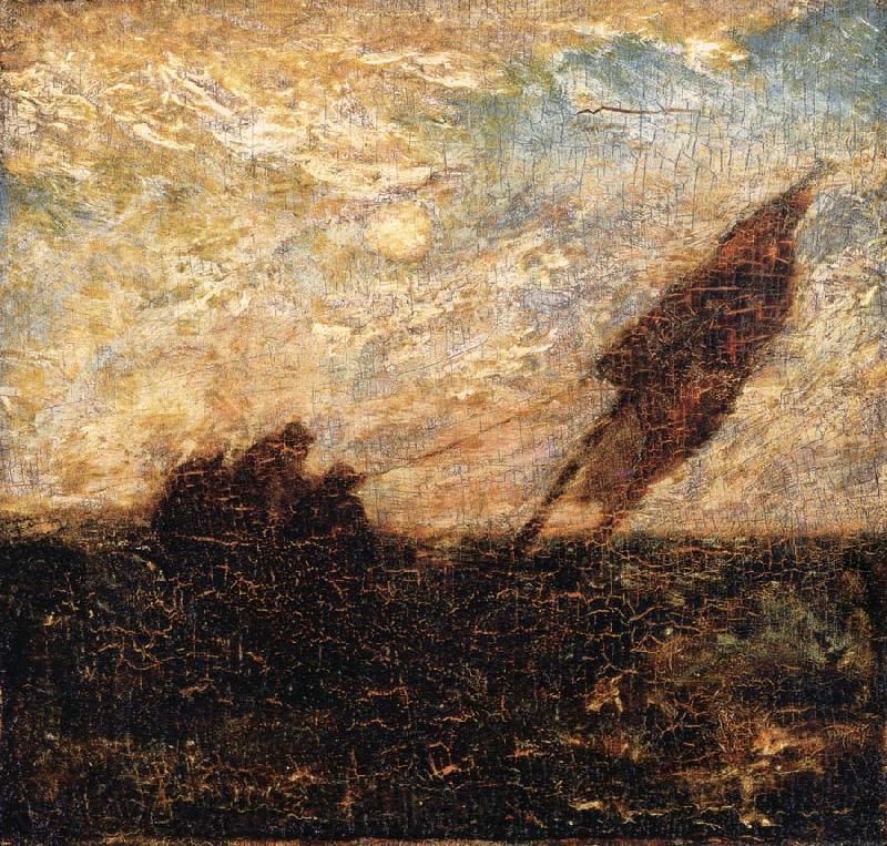 Albert Pinkham Ryder The Waste of Waters is Their Field Germany oil painting art